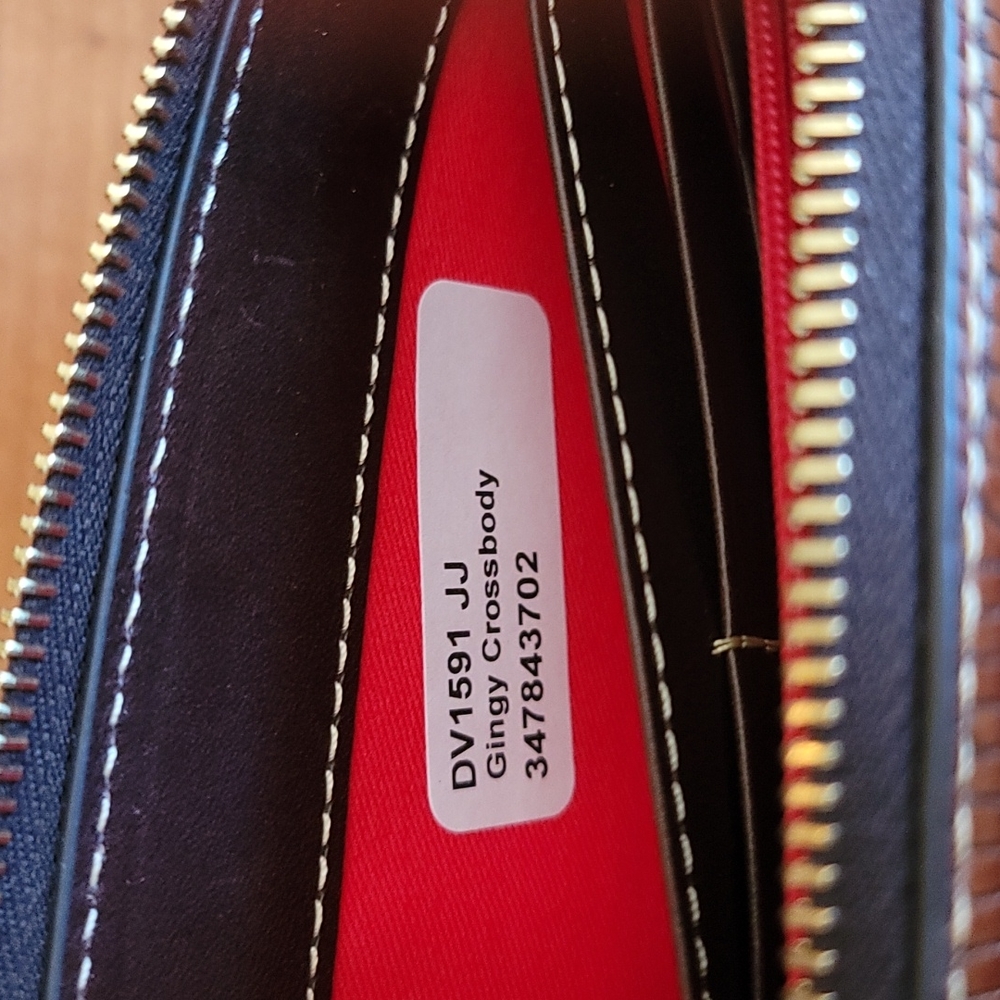 DOONEY & BOURKE Gingy Embossed Leather Crossbody Bag - Picture 7 of 12